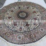 nice quanlity!handmade silk round carpet in Guangzhou