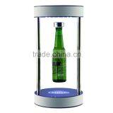 Custom Led Lights Magnetic Floating Levitating Beer Bottle Display Stand thumbnail-1