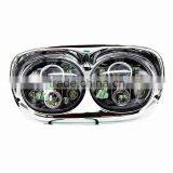 Harley Accessory - LED Dual Road Glide Motorcycle Headlight 45w*2, Harley Motorcycle Parts 12v DOT Approved Supplier's Choice thumbnail-3