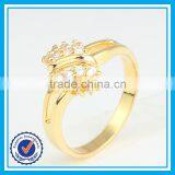 2015 new style fancy fashion rhinestone gold 975 rings