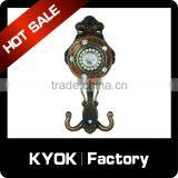 KYOK Flower Designs Fancy American Shower Curtains Hooks,thickness 0.5mm Metal Curtain Rod Accessories Quality Choice thumbnail-5