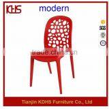 Tianjin City Furniture Pretty Shape Cute Style Full Plastic Stacking Dining Chair thumbnail-2