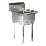 NSF Freestanding Commercial Stainless Steel 1 One Compartment Sink for Catering thumbnail-6