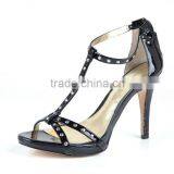 2016 New Fashion Studded High Heels Ladies Sandals thumbnail-1