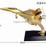 Metal Works 3D Sukhoi Su30MKK Aircraft Mode Gold Plated thumbnail-5