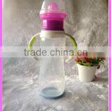Baby Products BPA FREE Pp/glass/silicone Nursing Bottle With Double Colors Handle