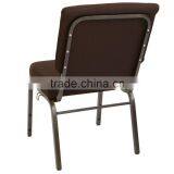 Red Fabric Iron Interlink Stackable Chair For Church JC-E200 thumbnail-2