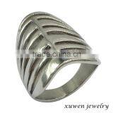 3D Casting Mould High Polish Stainless Steel Broad Rings