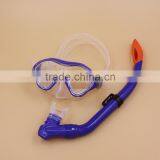 Blue Fashionalable PVC Window China All Silicone Diving Mask Shatter Proof Glass Marks thumbnail-1