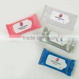 customized disposable antibacterial travel wet wipes pack