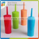 Plastic Colorful Toilet Brush Cleaning Brush Holder thumbnail-6