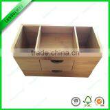 Stand Office Bamboo Supply Stationery Holder on the Desk thumbnail-3