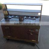 Frozen Yogurt Fruit Ice Cream Rolls Making Machine With Real Fruit thumbnail-3