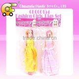 11.5" Solid Body Vogue Bendable Doll Play Set 2 Models thumbnail-5