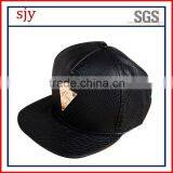 Custom Flat Brim Metal Plate Cheap Snapback Cap for Sale thumbnail-1