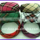 Fashion Wide Fabric Wrapped Bangles (FCH-10677) thumbnail-1