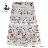 Haniye 2016 Latest High Quality Swiss Cotton Lace Fabric 100% Cotton Polish Lace With Stones/PLC010 thumbnail-1