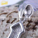 Guangzhou Jewelry Wholesale Online Jesus Cross Stainless Steel Pendant thumbnail-3