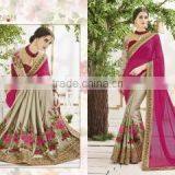 Blissful Teal Jacquard Silk Designer Saree/famous Indian Saree Designers thumbnail-2