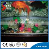 Landscaping colored glow in dark glass chips for shinning decoration