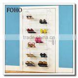 2015 Hot Sale Iron Space Saving 21 Pair Shoe Rack thumbnail-1