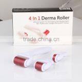 4 in 1 Derma Roller With Separate Roller Heads of Different Needle Count 300c/720c/1200c for Eye+face+body thumbnail-1