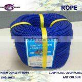 3 Strand Polypropylene Color Rope