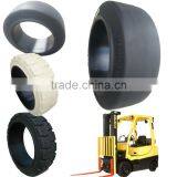 Battery Operated Forklift Solid Press-on Tire 12x4 1/2 x8 16x6x10 1/2