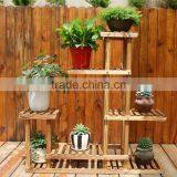 2017 Newest Antique Wooden Plant Stand for Home and Garden thumbnail-4