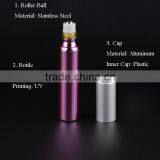 Wholesale 10ml Refillable UV Gel Colored Roll on Perfume Bottle, Tube Glass Bottle, Essential Oil Roll on Glass Bottles thumbnail-4