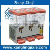 18L 3 tanks Juice Dispenser for orange juice, tea, milk, etc