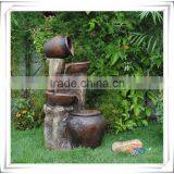 Beautiful Bowl Resin Led Light Japanese Garden Water Fountain thumbnail-5