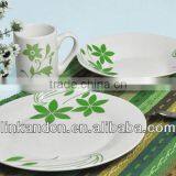 KC-00151/porcelain Dinner Set/green Leaf Design thumbnail-1