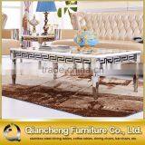 Luxury Steel Frame Dining Table Set thumbnail-6