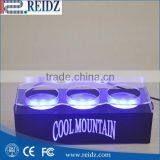 Acrylic Wine Bottle Display Rack Illuminated Led Bar Shelf thumbnail-5