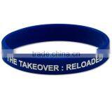 Customized Blue Color Silicone Wristband thumbnail-1