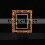 Antique Wooden Picture Frame With Beads thumbnail-1