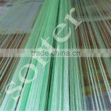 Alluring Green String Curtain With Clear Crystal Beads thumbnail-1