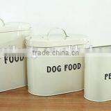 New Design Large Metal Pet Food Storage Container With Scoop thumbnail-3