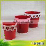 High Quality Latest Design Stylish Red Pot Painting Designs,plant Pot thumbnail-2