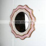 Float Shape Pink Decorative Wall Mirror MH-2282-03 thumbnail-3