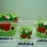 Ceramic Flower Pot With Bobble Animal Head thumbnail-3