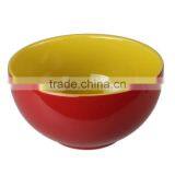 7.5"personalized Colorful Big Ceramic Bowl thumbnail-1