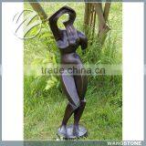 African Woman Nude Bronze Sculpture thumbnail-1