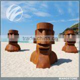 Antique Surface Finished Corten Steel Abstract Figure Sculpture thumbnail-2