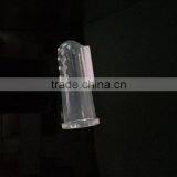 Fashion Baby Items Children Teeth Clear Massage Soft Silicone Baby Finger Toothbrush thumbnail-2