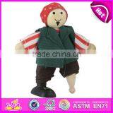2016 Wholesale Funny Toy Wooden Puppets for Children W06D016 thumbnail-2