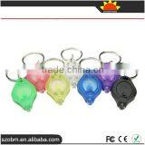 (ZY-W50K) New Fashion Plastic White Light 50000mcd Mini Led Light Keychain