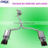 Car Part Tuning Racing Universal Catback for A-UDI A4L thumbnail-2