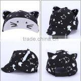 Heat Transfer Printing Kid Baseball Caps With Ears Children Hats thumbnail-5